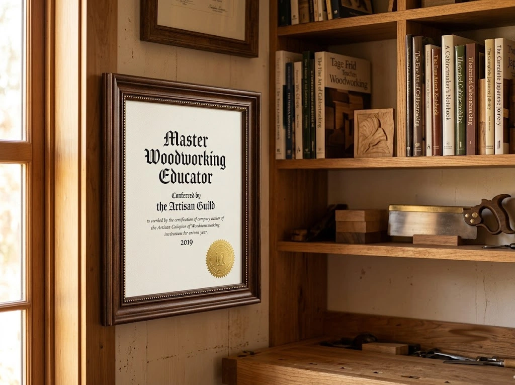 Master Woodworking Educator Certification
