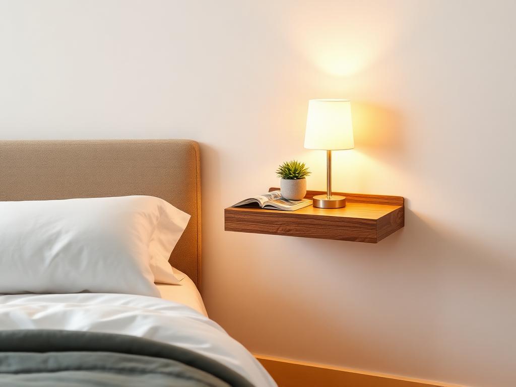 Nightstand DIY woodworking plan for small bedroom